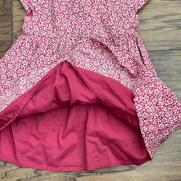 Floral Pink Cap-sleeve Dress - Picture 7 of 7